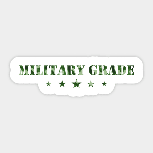 Military Grade Army Green Sticker